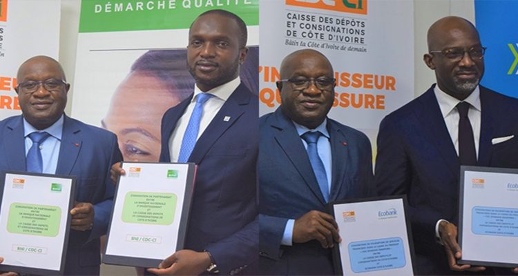  Signature de deux conventions avec ECOBANK et la BNI autour du produit « CDC EPARGNE DIASPORA »