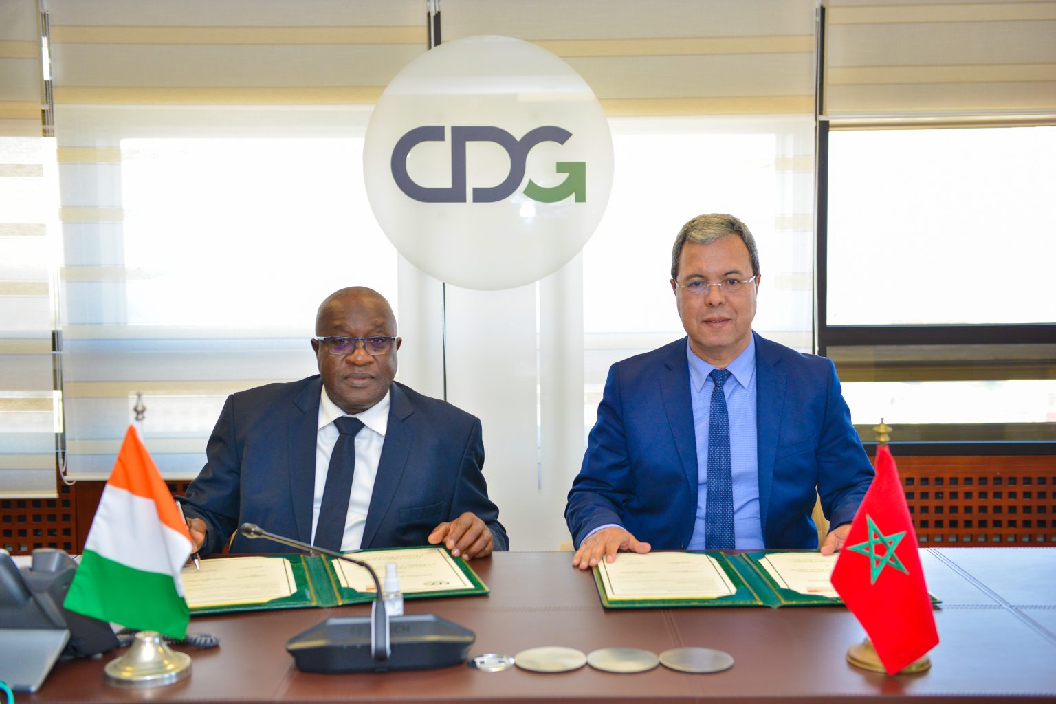 LA CDC-CI et la CDG du maroc SIGNENT une CONVENTION - CDC-CI
