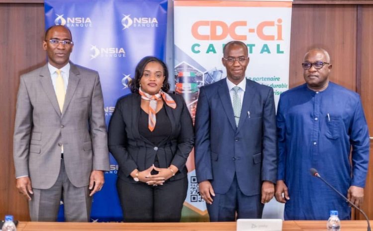 CDC-CI Capital  et NSIA Banque s’allient pour accélérer l’inclusion financière en Côte d’Ivoire