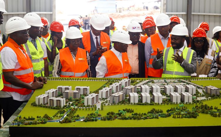VISITE DU CHANTIER DU PROGRAMME IMMOBILIER « RÉSIDENCES LES JARDINS D’AHOUÉ » avec KAYDAN GROUPE